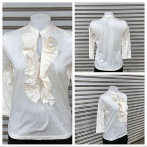 NWT Ralph Lauren 100% cotton cream top